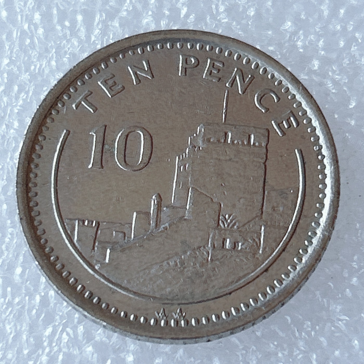 海外回流1元起拍小铺 各国钱币散币场 第3期 英属直布罗陀1994年10便士镍币