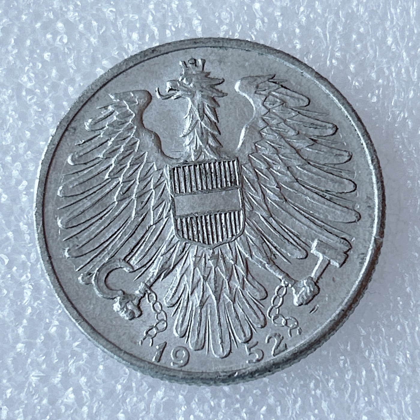 海外回流1元起拍小铺 各国钱币散币场 第3期 奥地利1952年5先令大铝币 好品