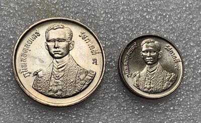 瓶子🏺第123期拍卖会  泰国拉玛九世纪念币2枚