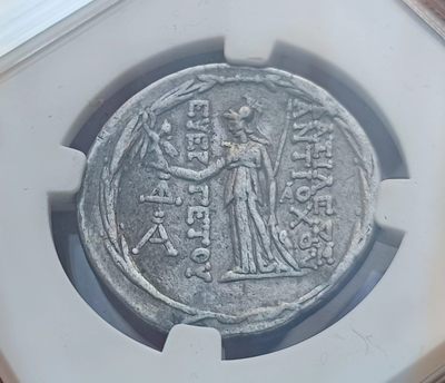 瓶子🏺第123期拍卖会  古希腊塞琉古王朝 安条克七世 公元前138-前129年 16.69克