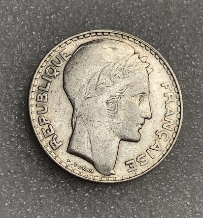 瓶子🏺第123期拍卖会  法国1933年20法郎大银币