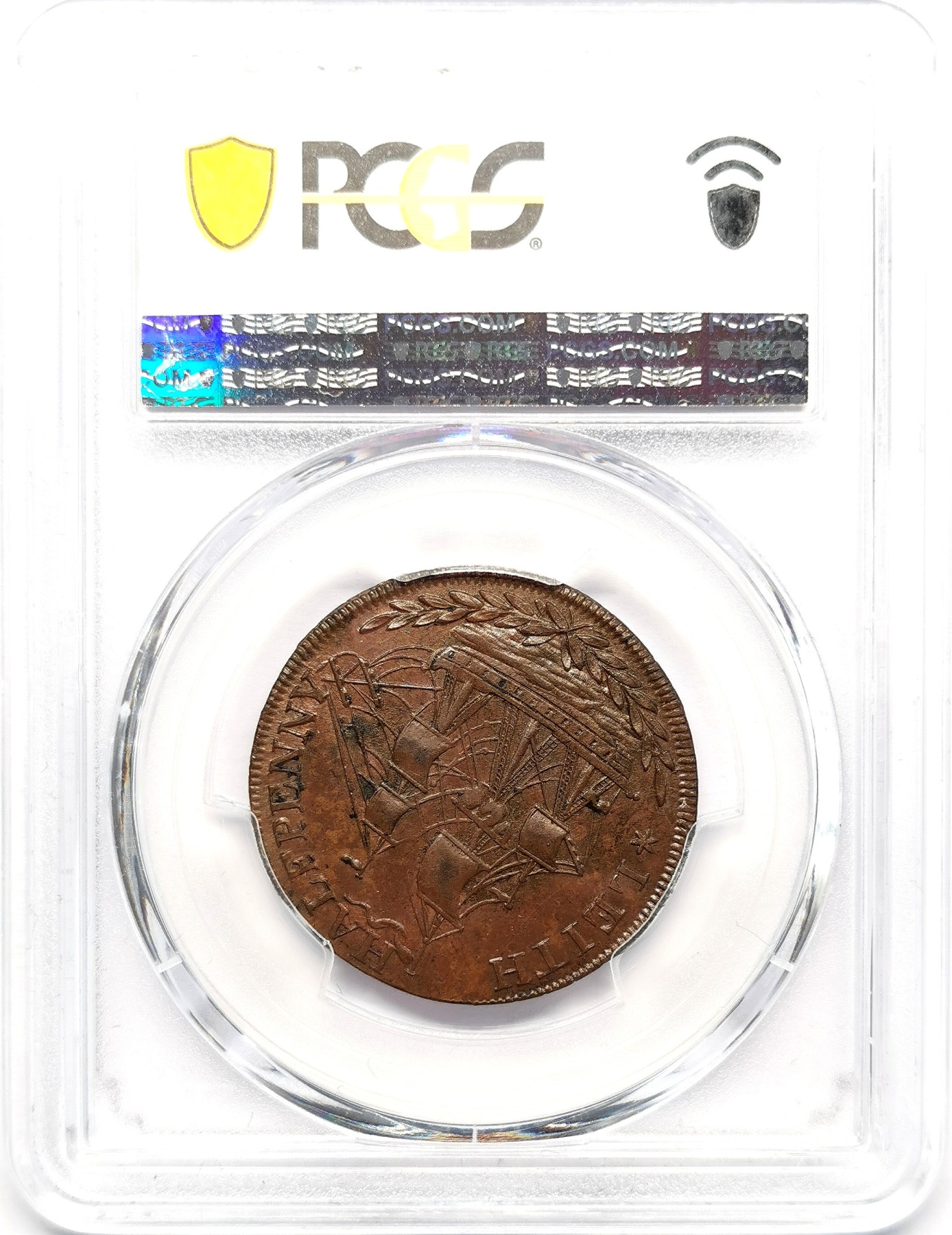 凡希万国世界钱币年度大拍第二季 PCGS MS63BN 1797苏格兰利思1/2便士铜代币