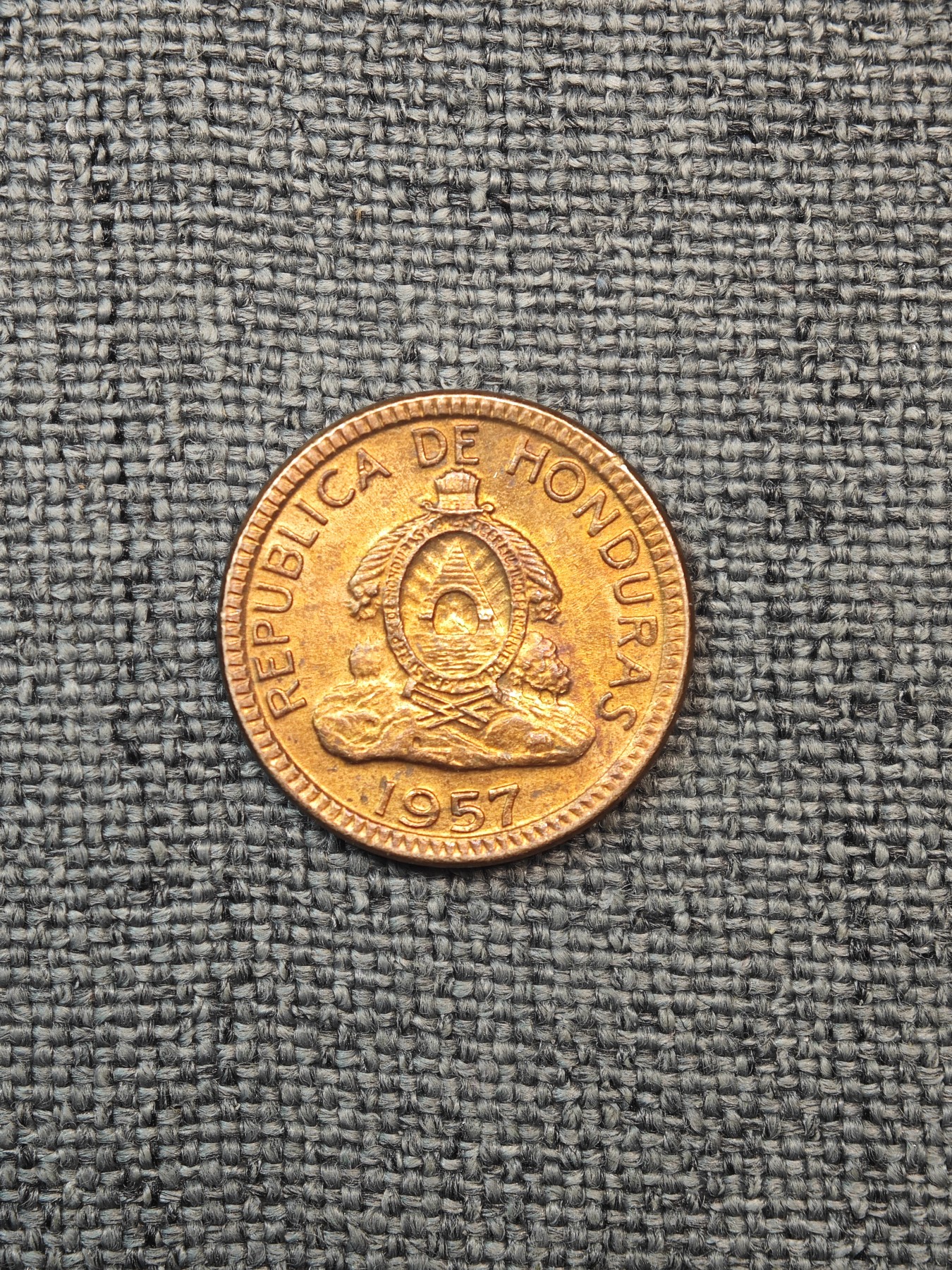 外国硬币收藏店第6期 原光洪都拉斯1957年1分