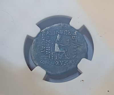 瓶子🏺第123期拍卖会  安息王朝戈塔泽斯一世 公元前91-前80年 1德拉克马银币 3.72克