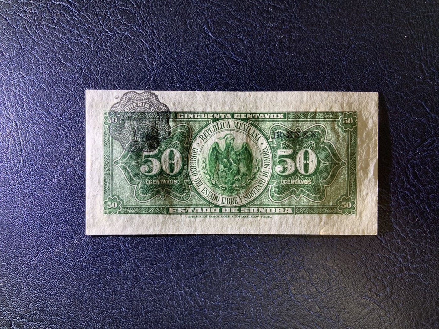 收藏联盟Quantum Auction 第315期拍卖  墨西哥1915年25分 品相UNC- 美钞印刷