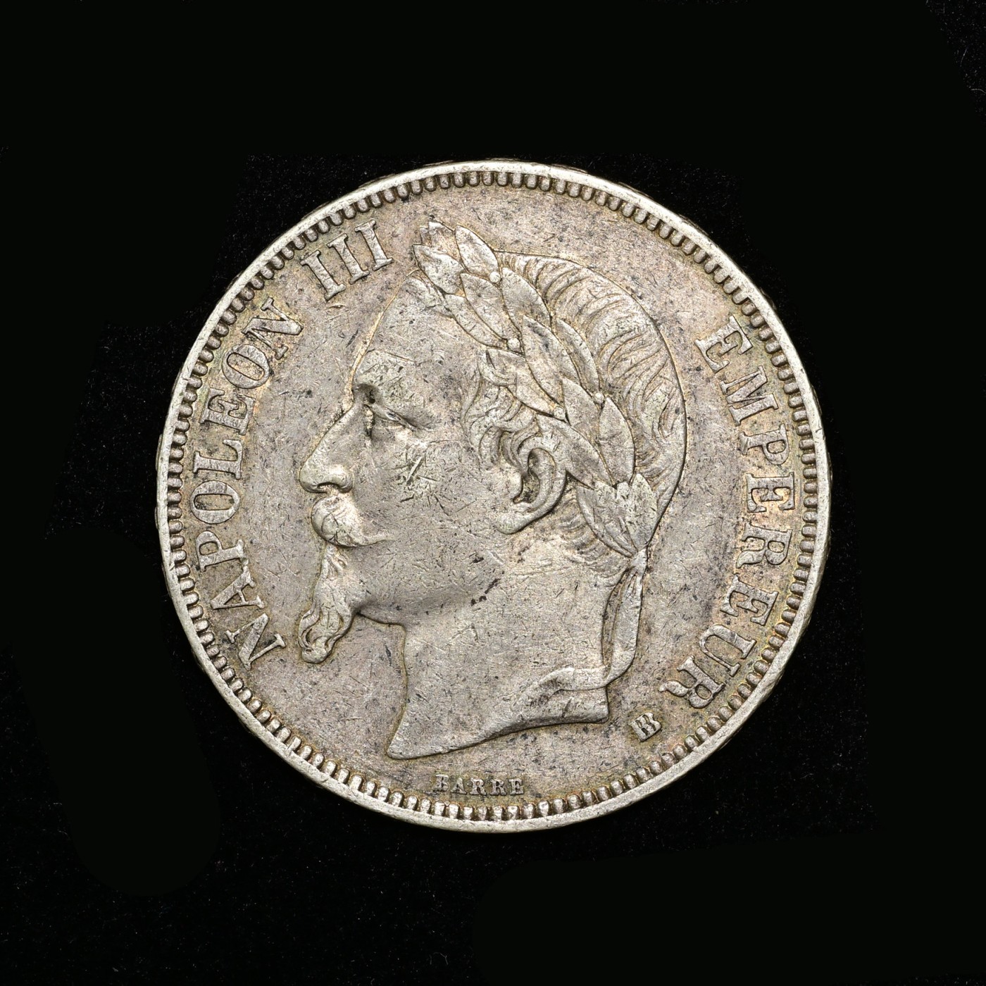太藏-外国钱币限时专场第一期 1867年拿破仑三世5法郎银币