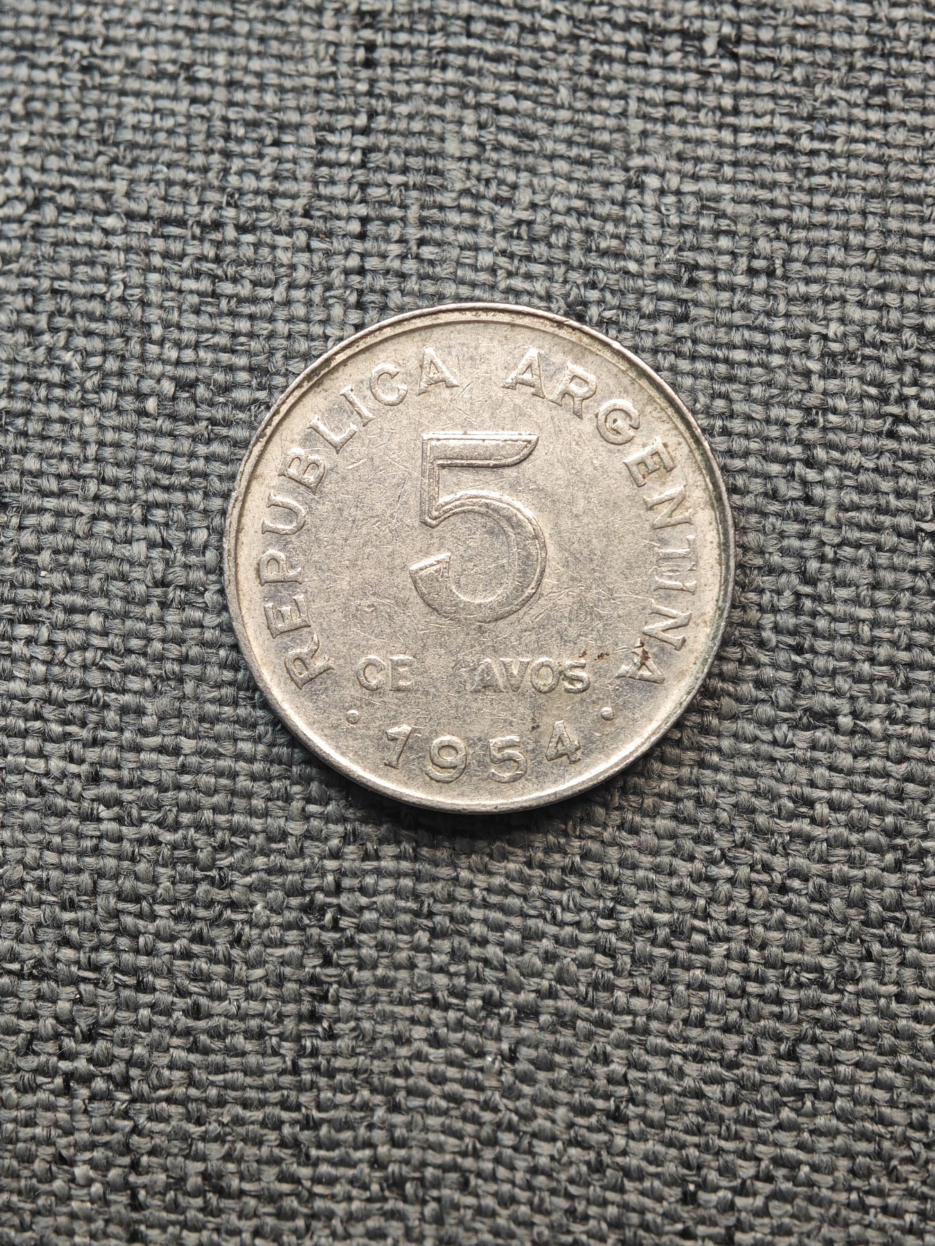 外国硬币收藏店第6期 阿根廷1954年圣马丁5分