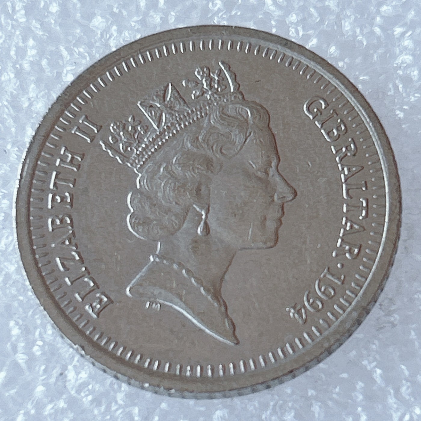 海外回流1元起拍小铺 各国钱币散币场 第3期 英属直布罗陀1994年10便士镍币