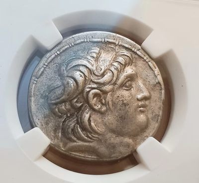 瓶子🏺第123期拍卖会  古希腊塞琉古王朝 安条克七世 公元前138-前129年 16.69克