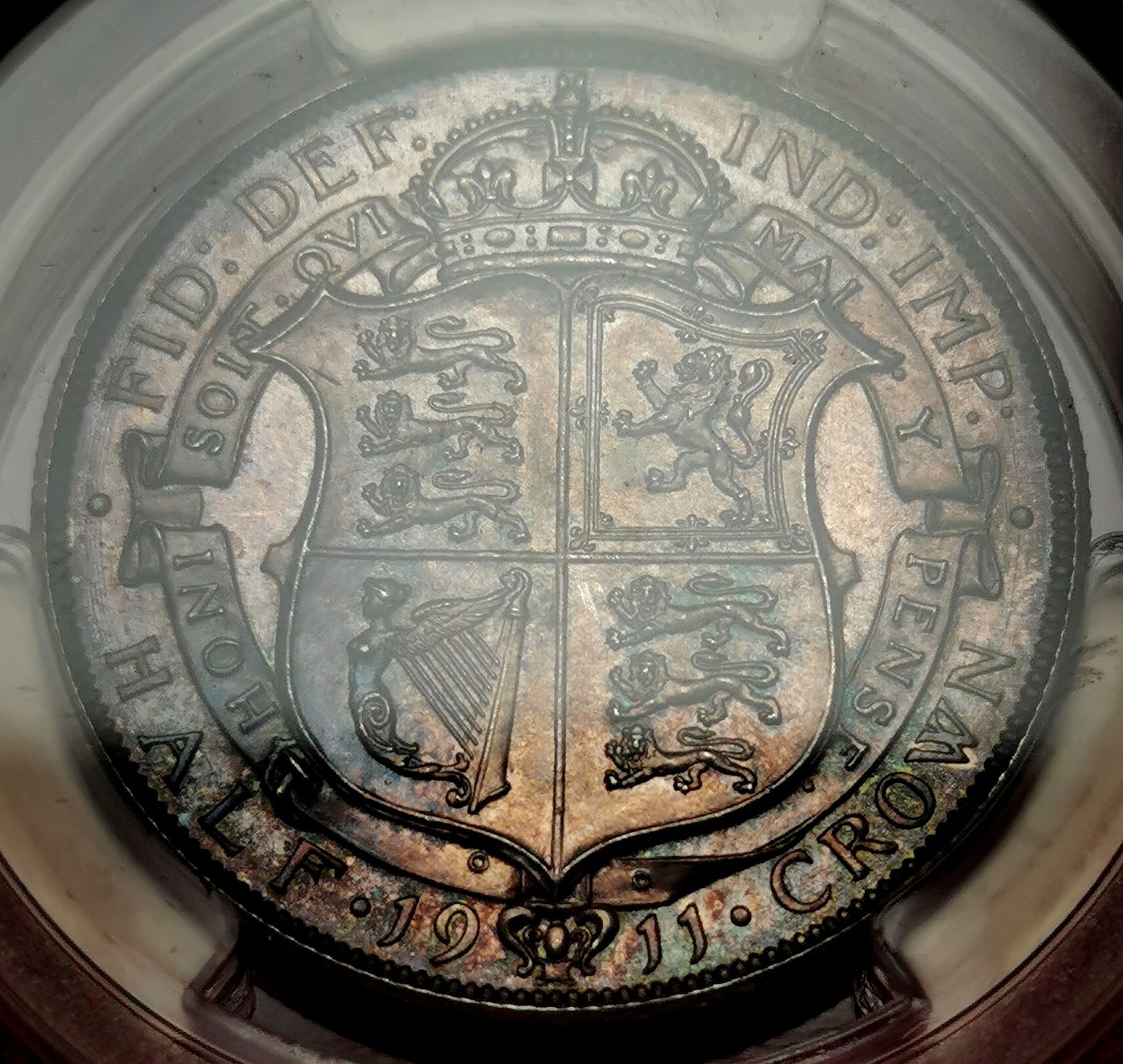 凡希万国世界钱币年度大拍第二季 荐！PCGS PF63-65 1911英国乔治五世精铸PS八枚套 一色绒盒形成的五彩，高等级乔五PS大都沉淀在藏家手中，市面越来越难见到这种收藏级品相。