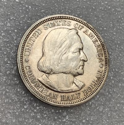 瓶子🏺第123期拍卖会  美国1893年哥伦布发现新大陆半美元银币  高点好带光