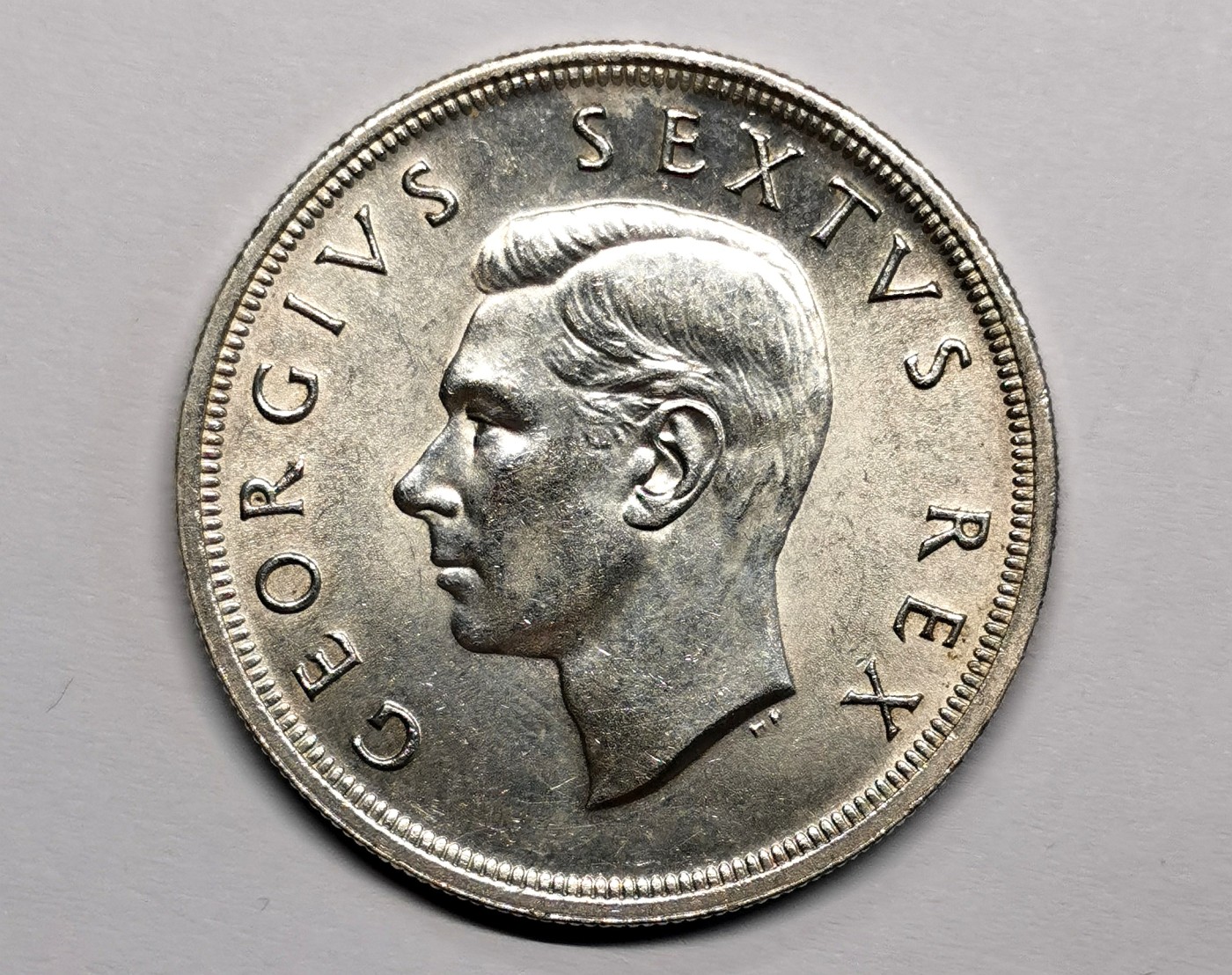 凡希万国世界钱币年度大拍第二季 1952年英属南非乔治六世5先令