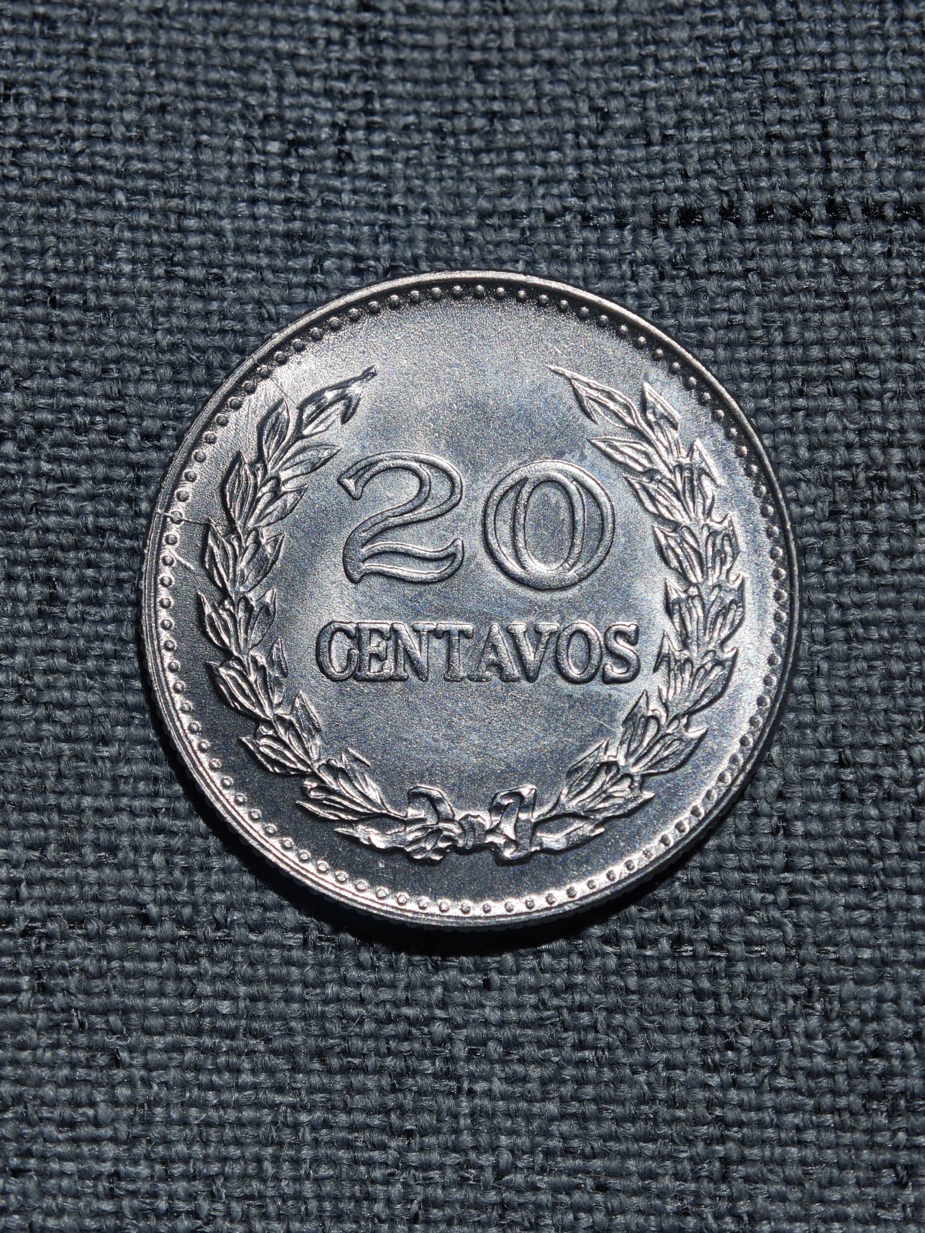 外国硬币收藏店第6期 少见哥伦比亚原光1970年20分