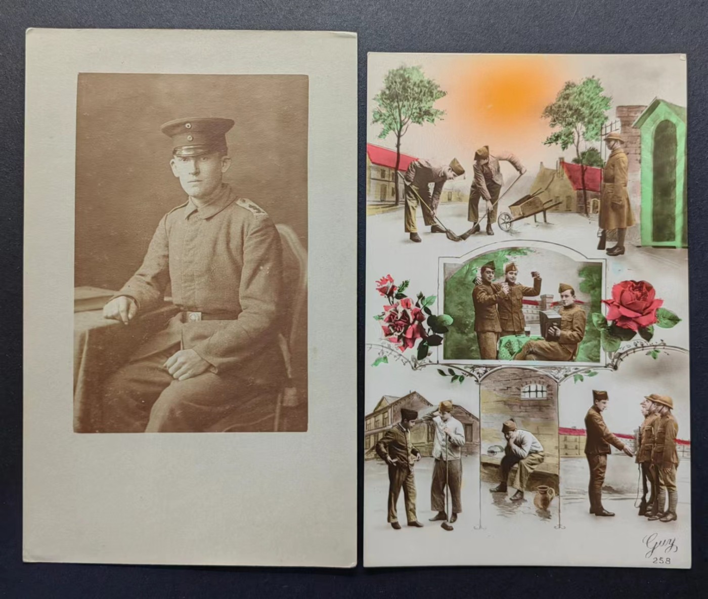 精选多國邮品🔥🔥🔥（拍卖场）放漏专场 第④①场 古典明信片（军旅生活）