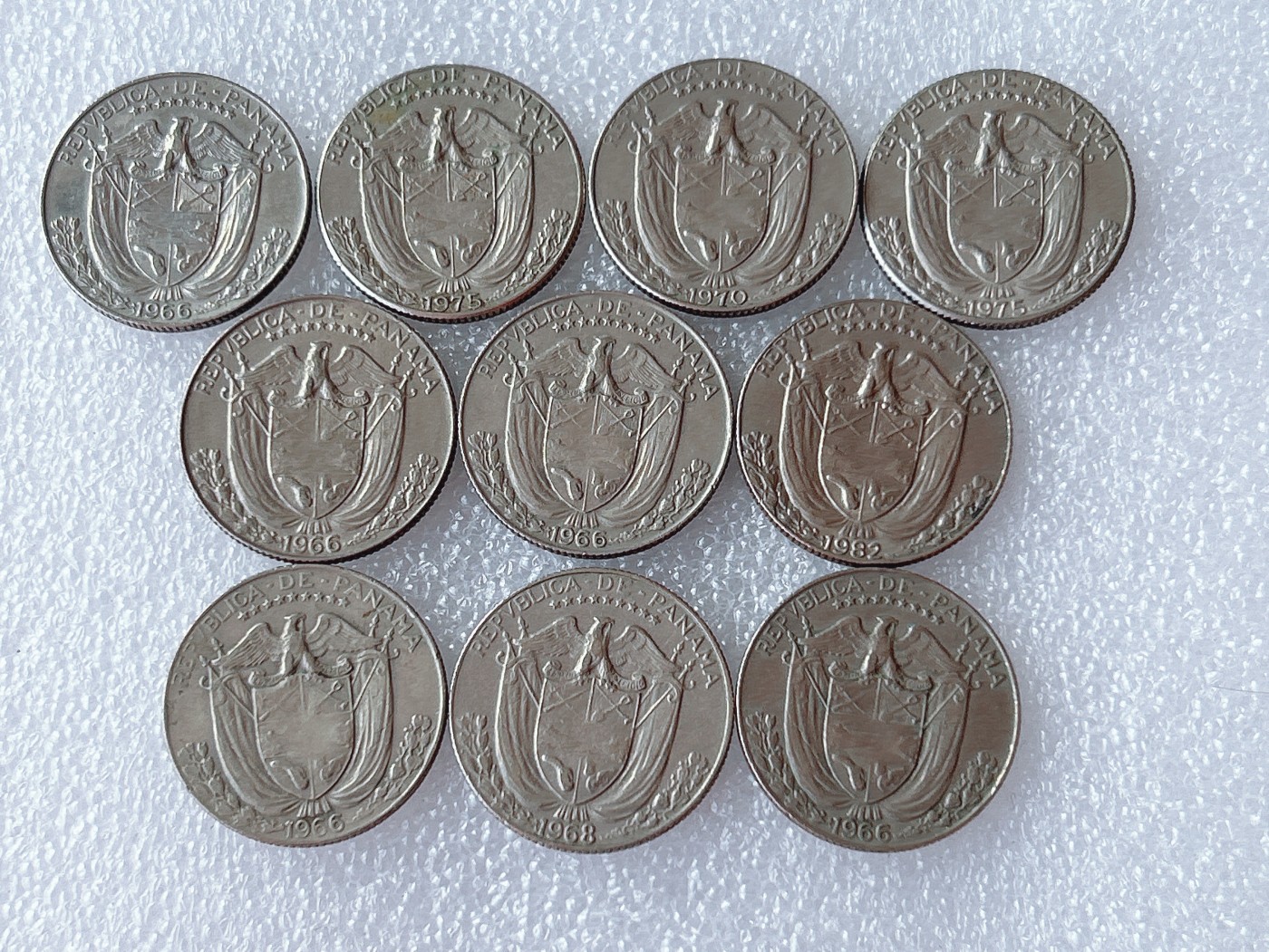 全场一元起拍 世界散币、银币专场 第51期 巴拿马硬币10枚