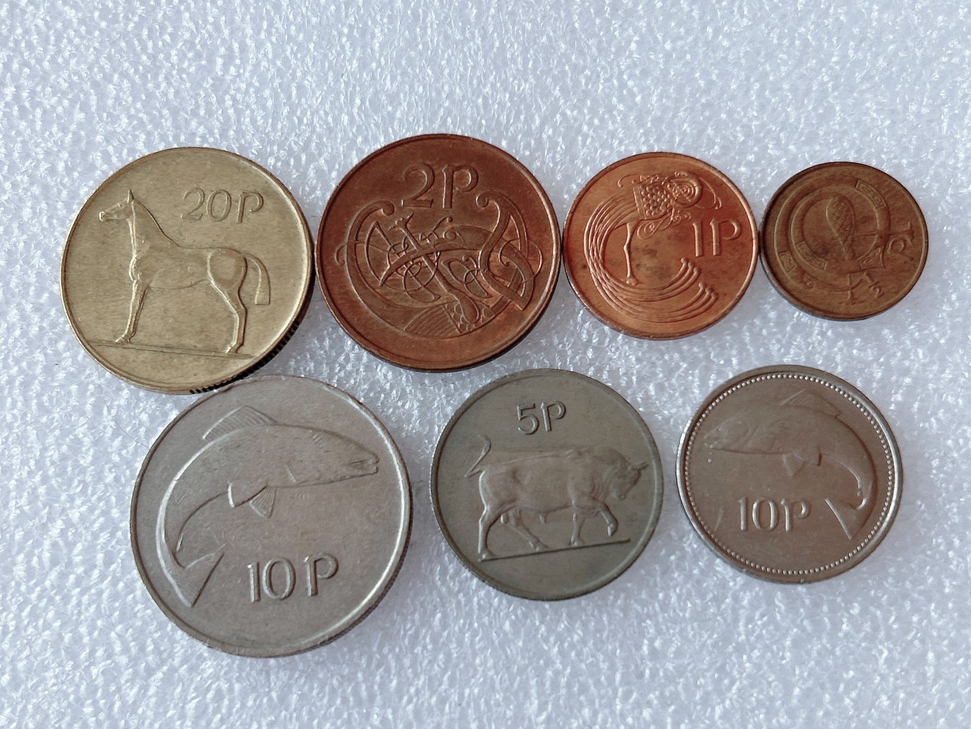 全场一元起拍 世界散币、银币专场 第51期 爱尔兰硬币7枚