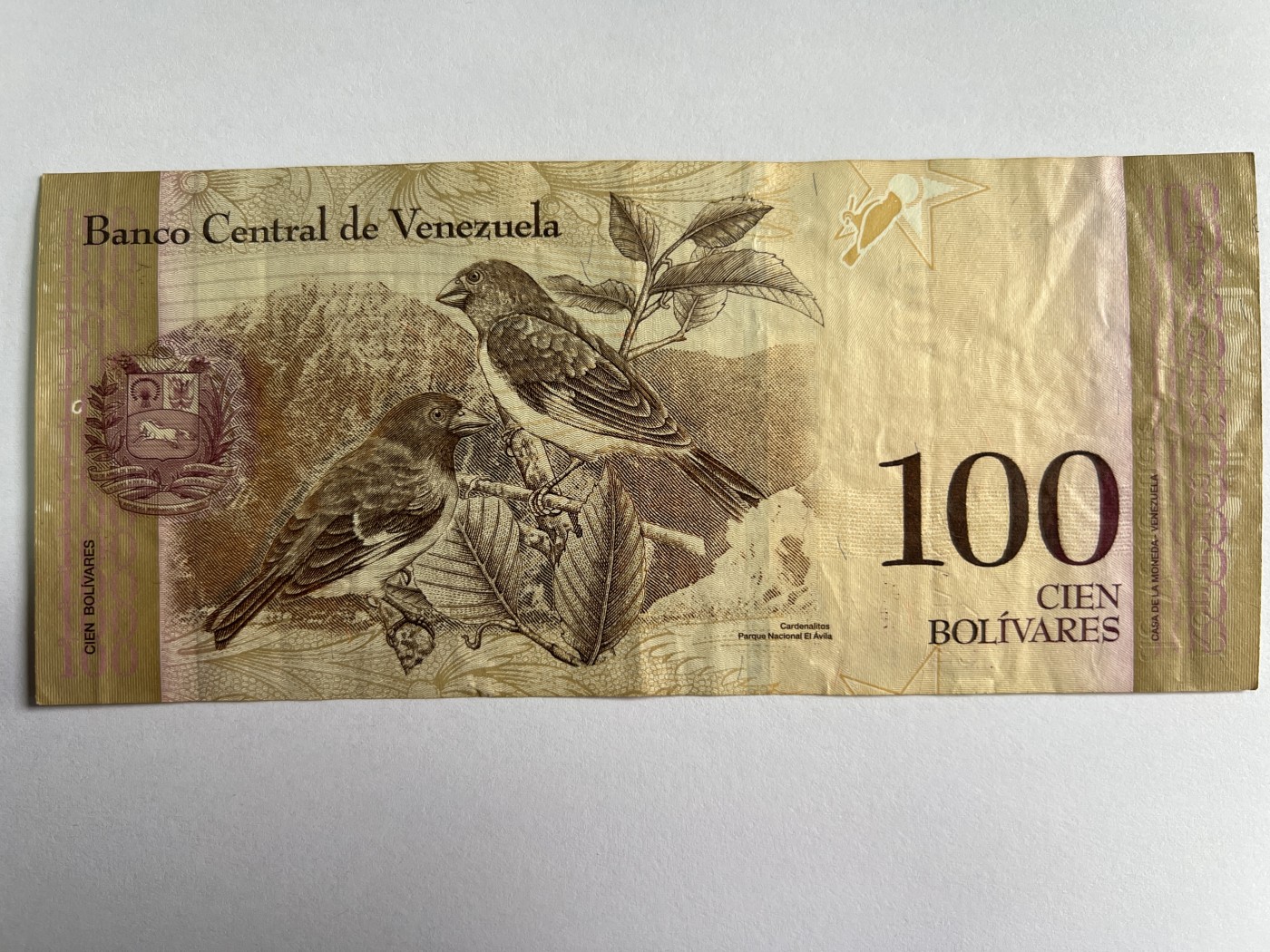 第495期 纸币专场 （无押金，捡漏，全场50包邮，偏远地区除外，接收代拍业务） 委内瑞拉100玻利瓦尔