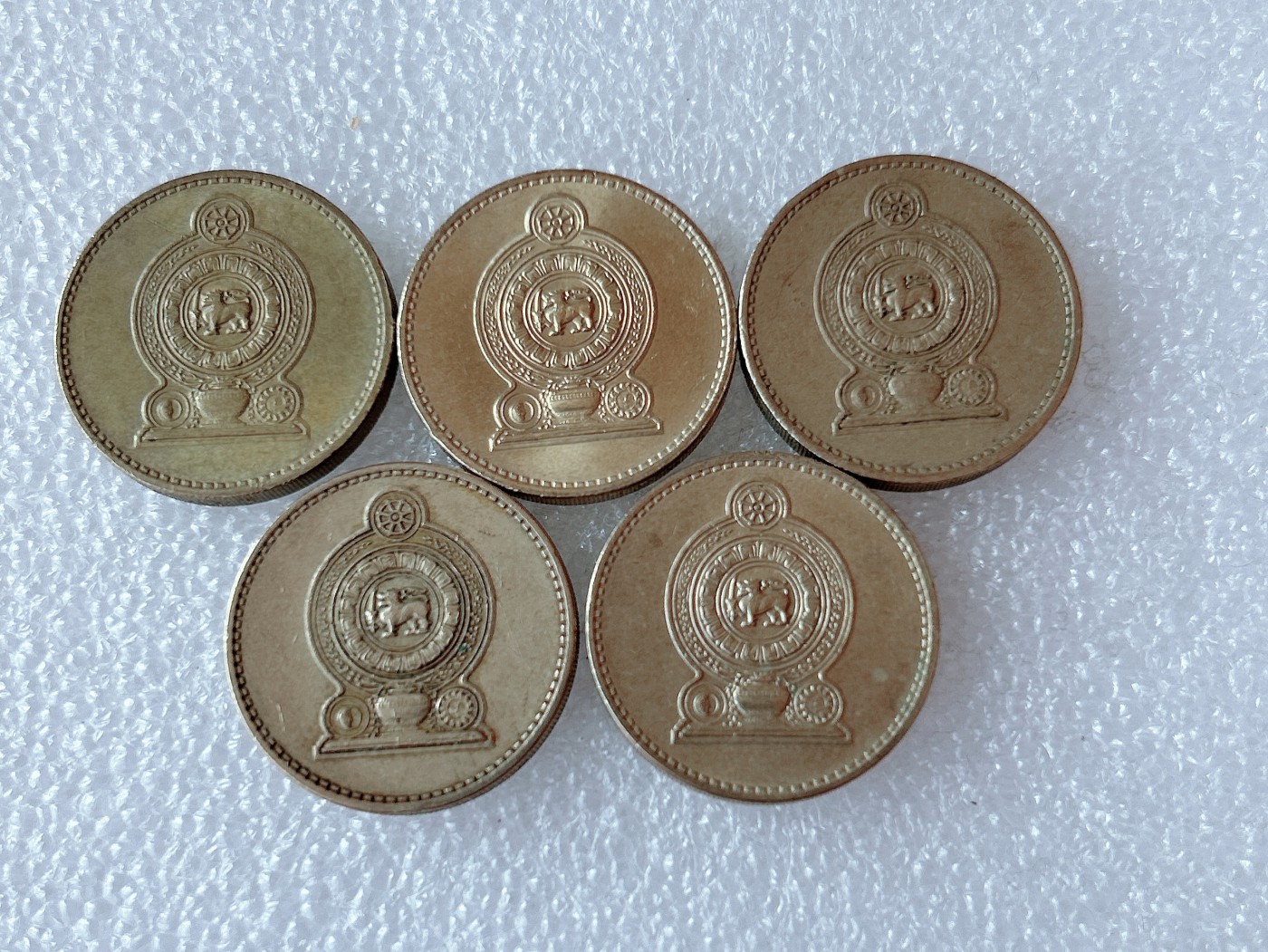 全场一元起拍 世界散币、银币专场 第51期 斯里兰卡1986年版5卢比铜币