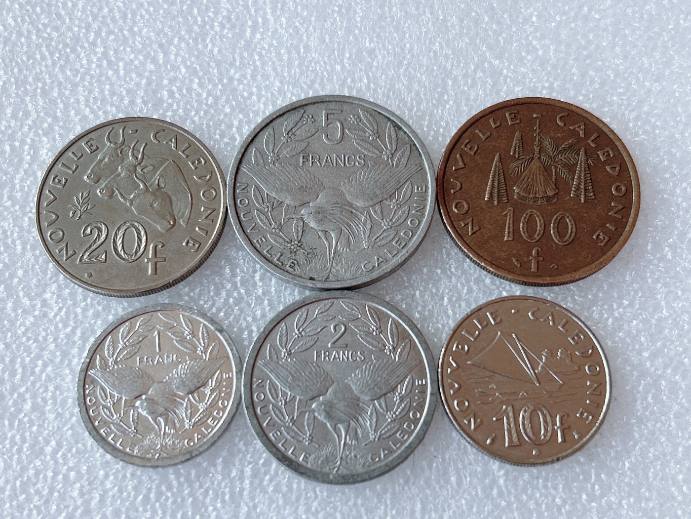 全场一元起拍 世界散币、银币专场 第51期 法属新喀里多尼亚6枚套