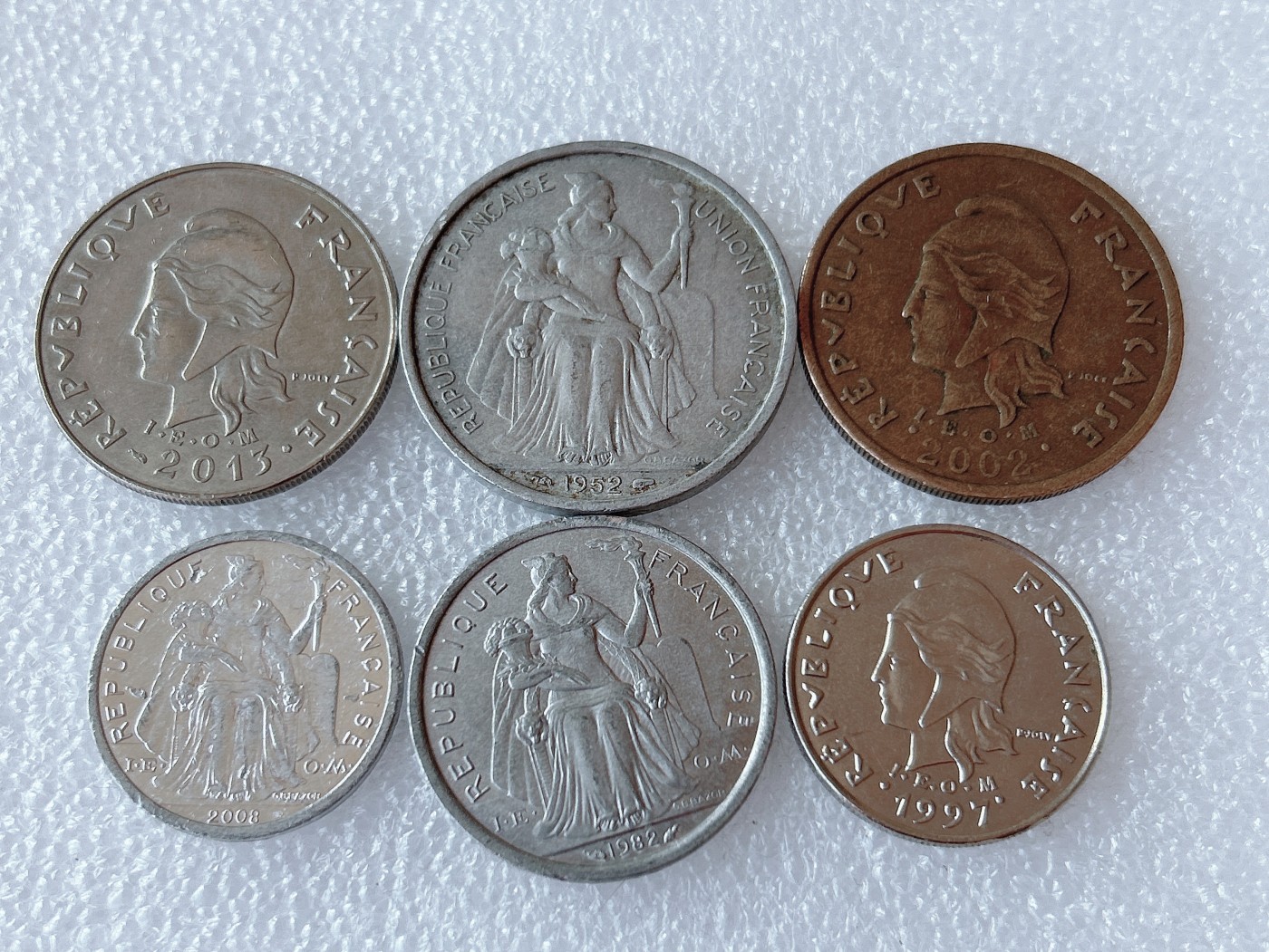 全场一元起拍 世界散币、银币专场 第51期 法属新喀里多尼亚6枚套