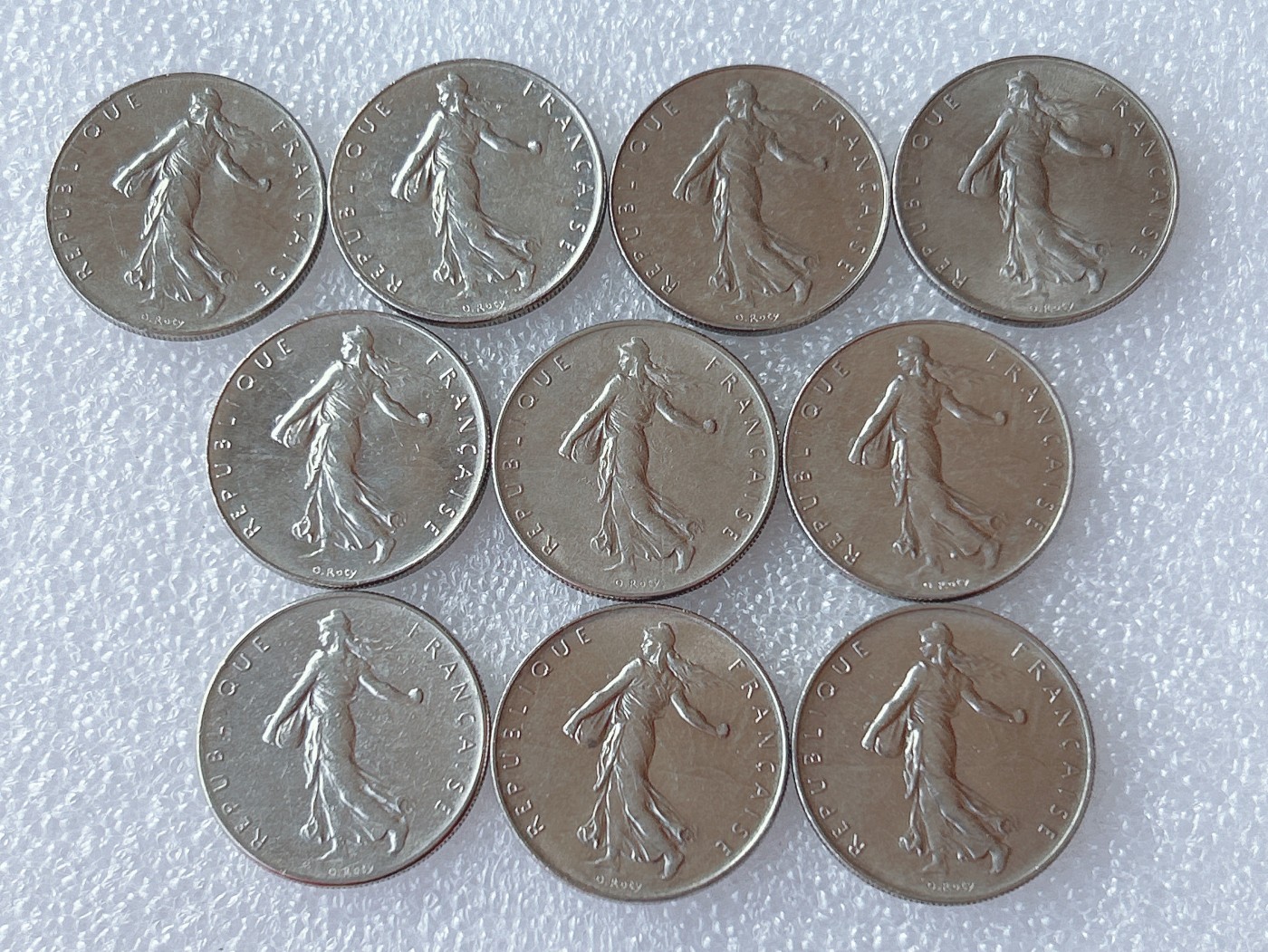 全场一元起拍 世界散币、银币专场 第51期 法国1法郎 播种女神 10枚