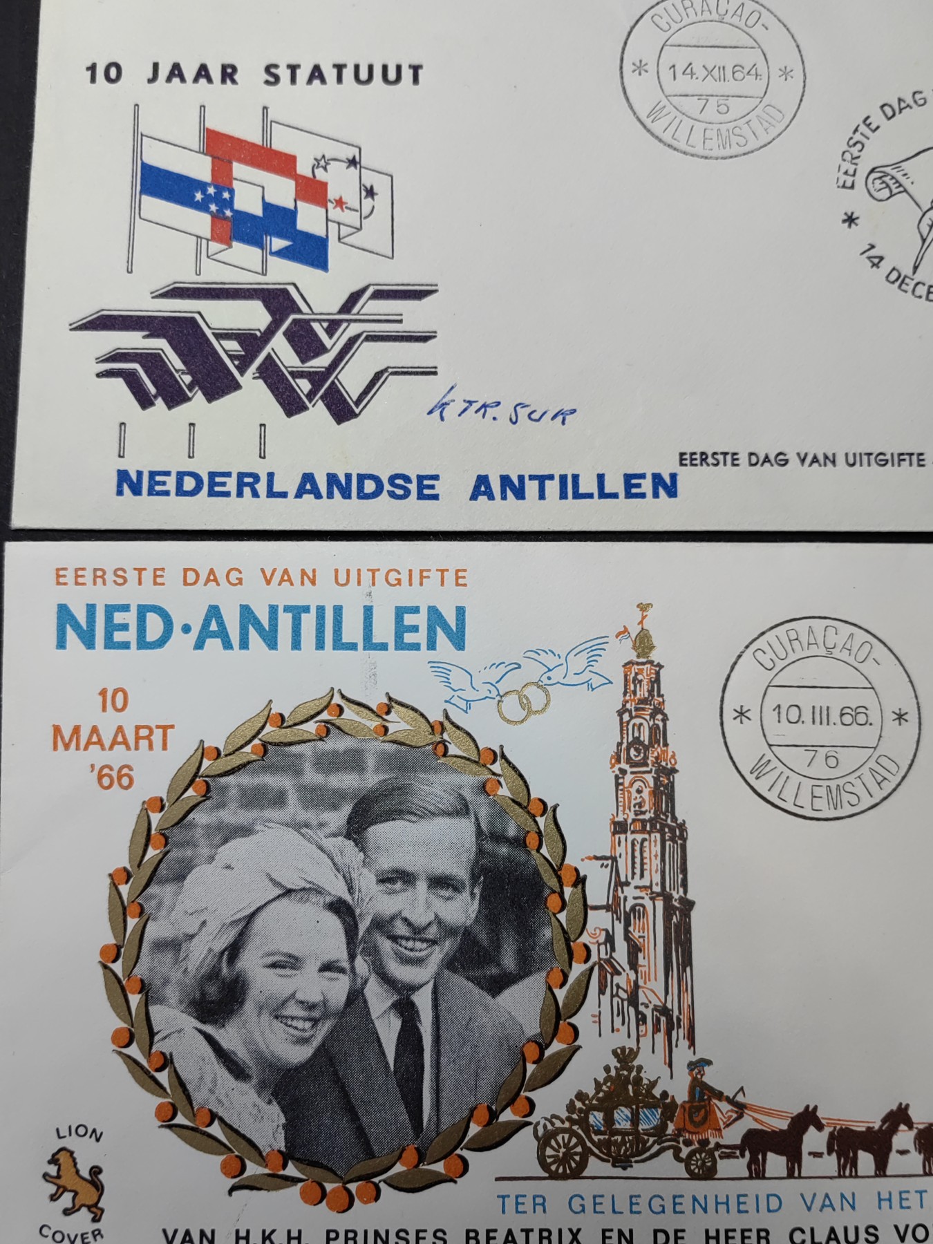 精选多國邮品🔥🔥🔥（拍卖场）放漏专场 第④①场 荷属安得列斯 加勒比会议&皇家婚礼