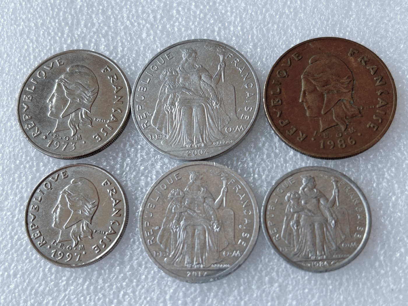 全场一元起拍 世界散币、银币专场 第51期 法属波利尼西亚6枚套