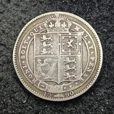 【淘币小摊】第二百三十三拍 小银币场  周四到周一五连拍 满百包邮可预留 元旦后发货  - 英国1890年维多利亚一先令银币