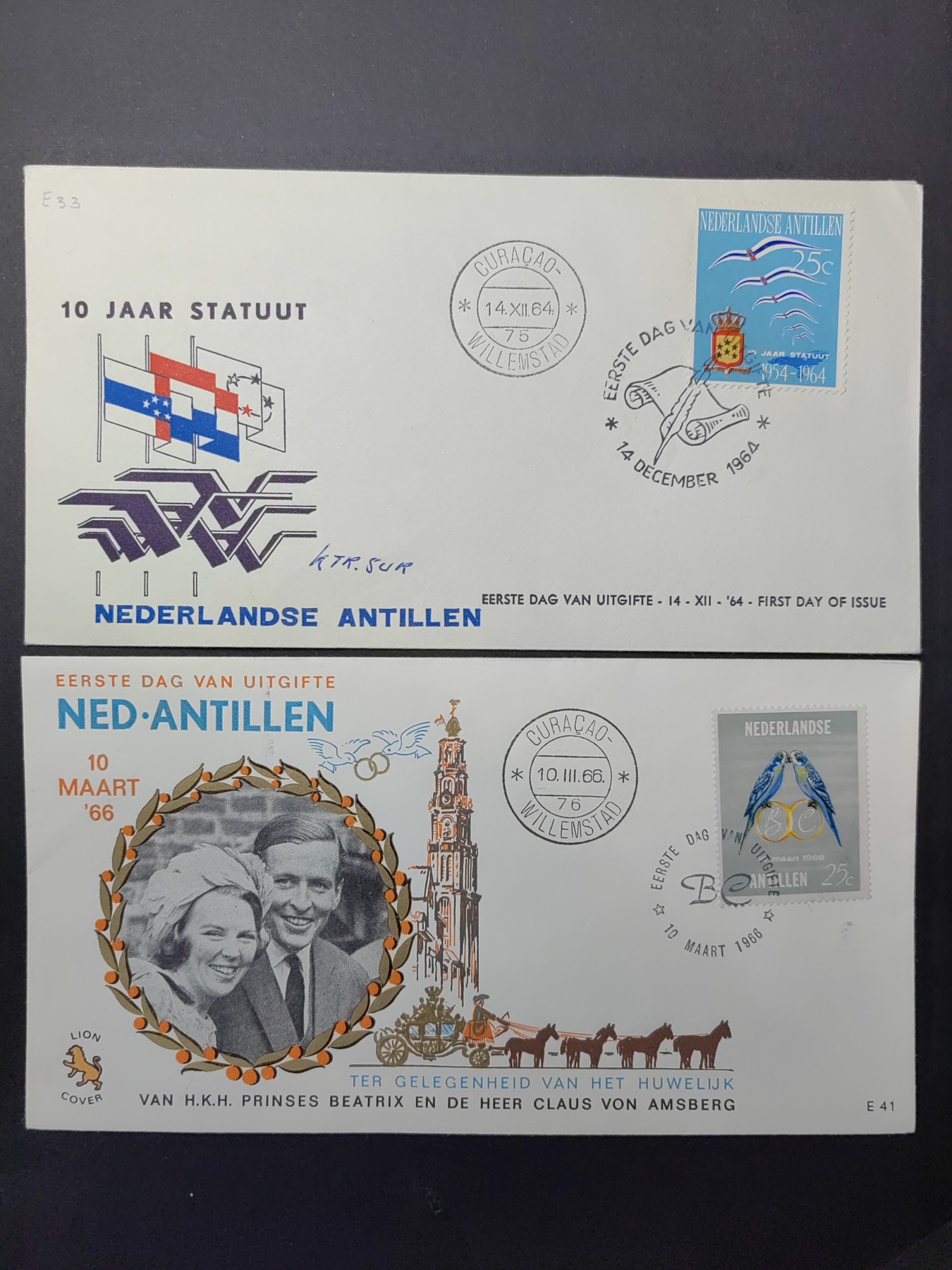 精选多國邮品🔥🔥🔥（拍卖场）放漏专场 第④①场 荷属安得列斯 加勒比会议&皇家婚礼