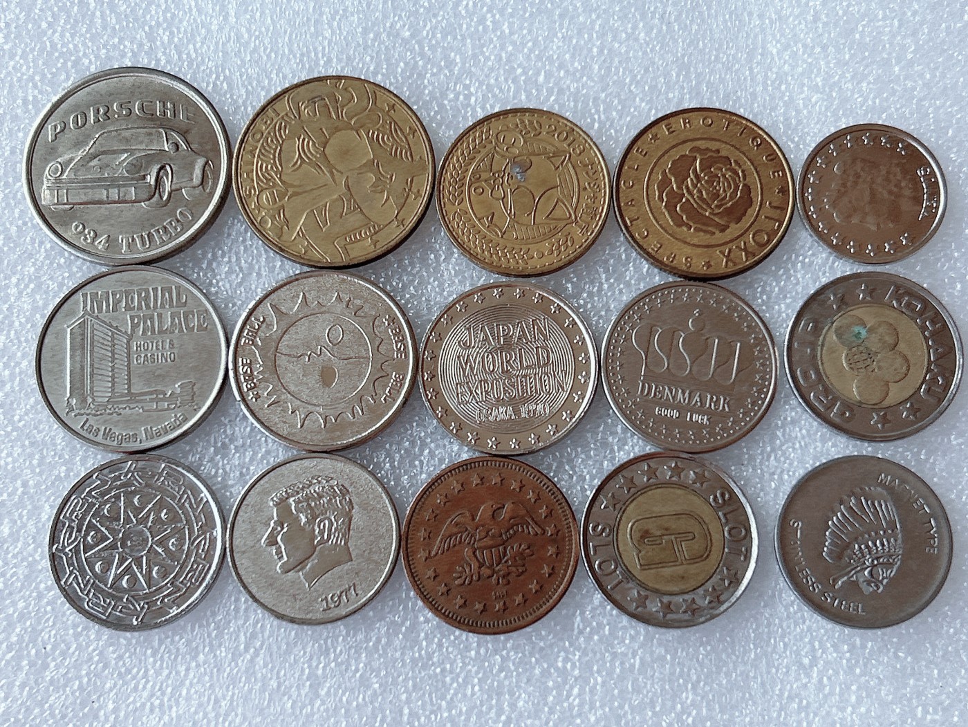 全场一元起拍 世界散币、银币专场 第51期 章、代币 15枚