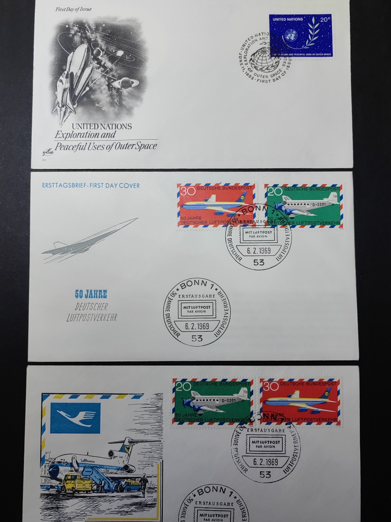 精选多國邮品🔥🔥🔥（拍卖场）放漏专场 第④①场 德国&联合国 航天系列