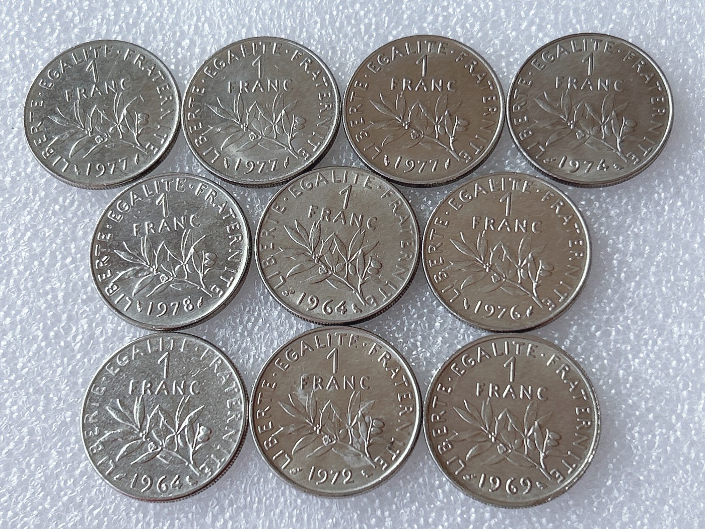 全场一元起拍 世界散币、银币专场 第51期 法国1法郎 播种女神 10枚