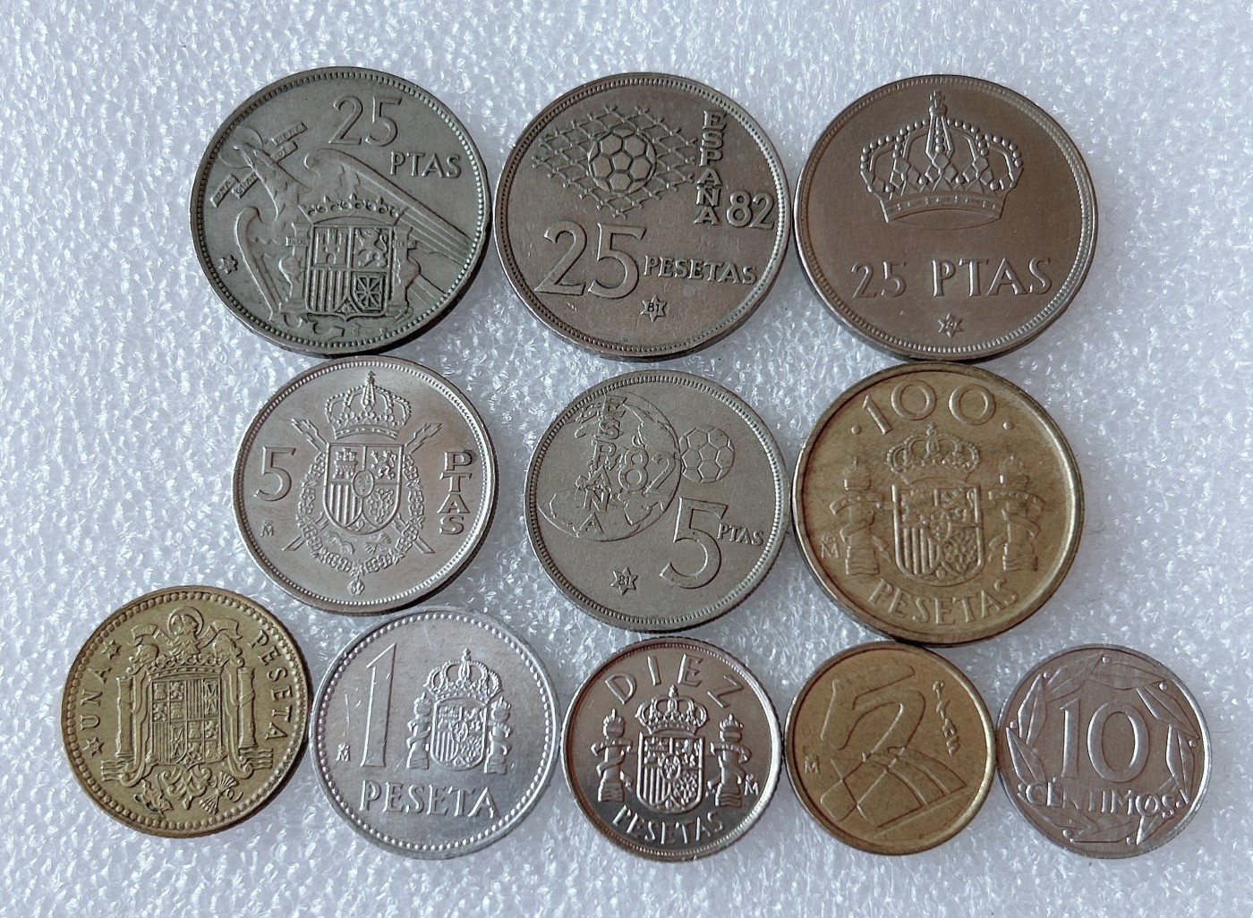 全场一元起拍 世界散币、银币专场 第51期 西班牙硬币 11枚