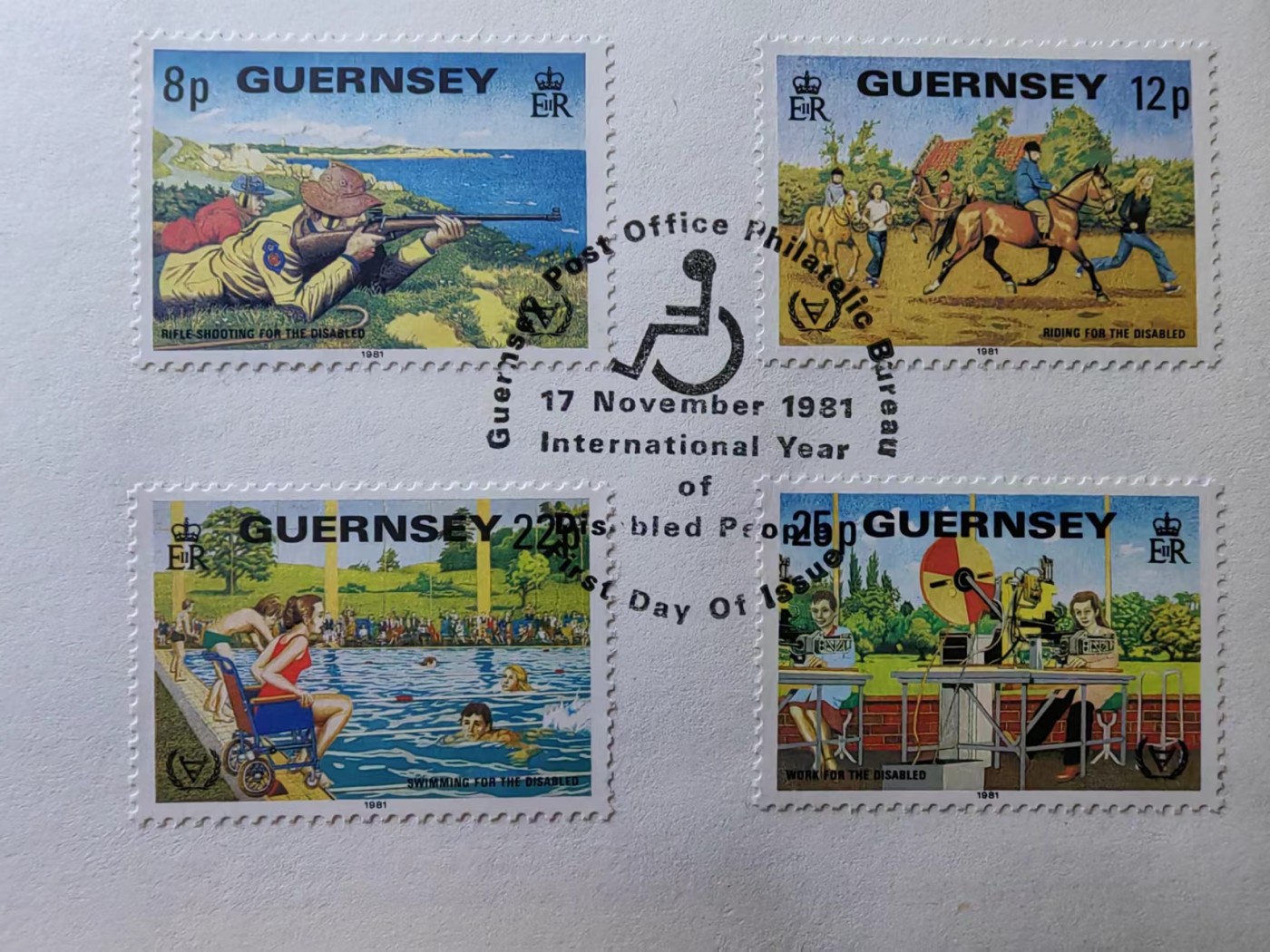 精选多國邮品🔥🔥🔥（拍卖场）放漏专场 第④①场 英属'伊丽莎白宫与市政厅&国际残疾人年