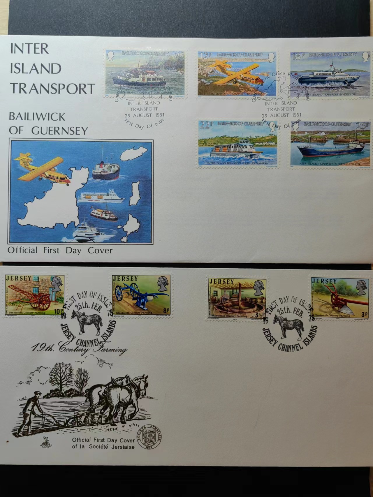 精选多國邮品🔥🔥🔥（拍卖场）放漏专场 第④①场 英属'岛济运输&19世纪农具