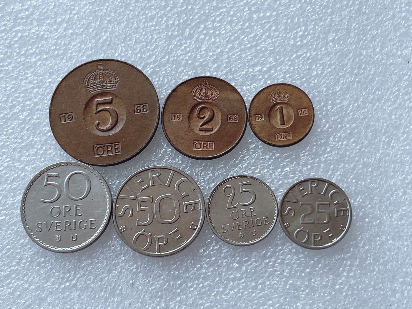 全场一元起拍 世界散币、银币专场 第51期 瑞典硬币 7枚