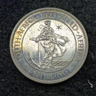 【淘币小摊】第二百三十四拍 银币套币场  周四到周一五连拍 满百包邮可预留 元旦后发货  - 南非1923年乔治五世一先令精制银币