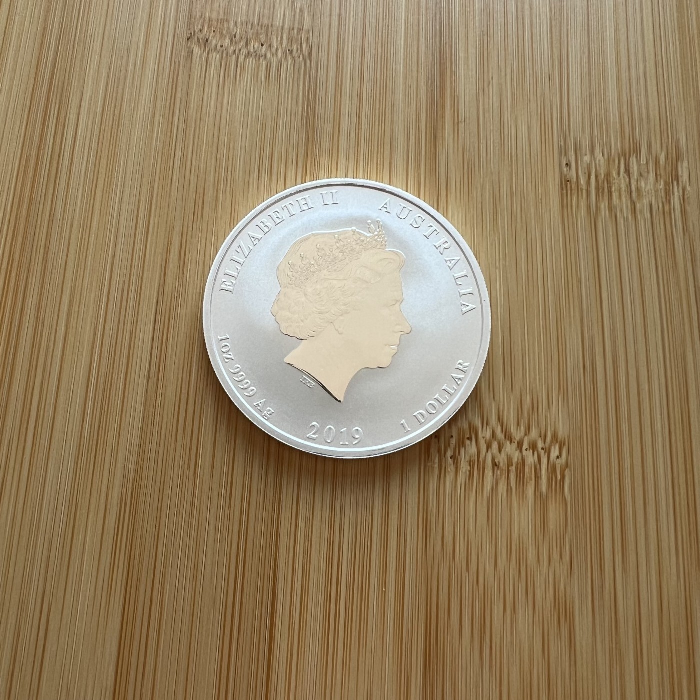 顺丰包邮 外国银币 澳大利亚2019猪年1盎司大银币直径45毫米大尺寸原塑盒