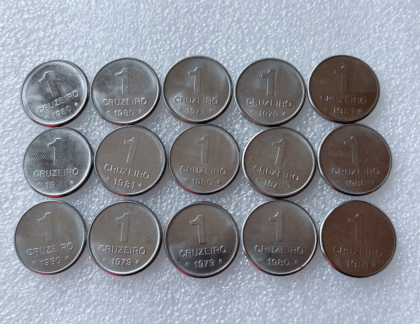 全场一元起拍 世界散币、银币专场 第51期 巴西1克鲁塞罗  联合国粮农组织增产 15枚