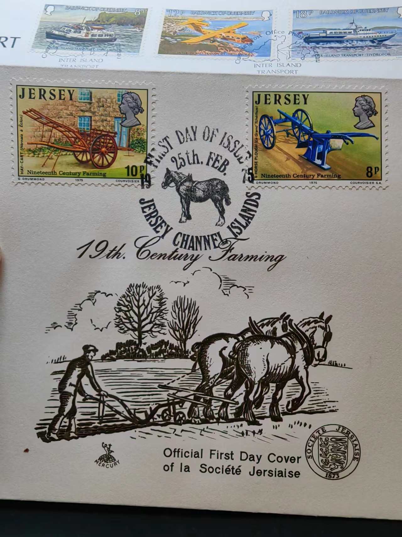 精选多國邮品🔥🔥🔥（拍卖场）放漏专场 第④①场 英属'岛济运输&19世纪农具