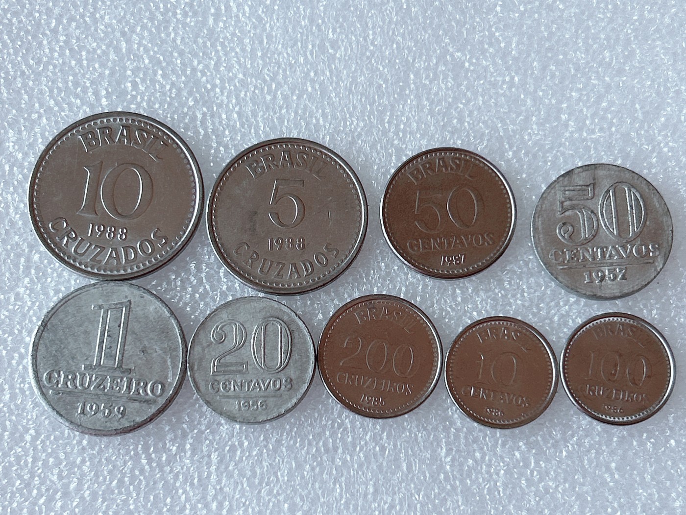 全场一元起拍 世界散币、银币专场 第51期 巴西硬币 9枚