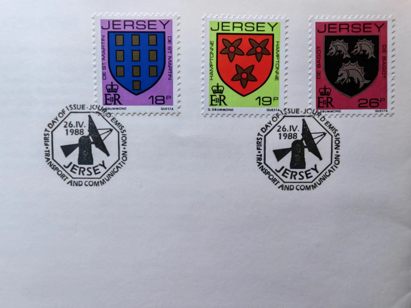 精选多國邮品🔥🔥🔥（拍卖场）放漏专场 第④①场 英属'家族徽章&桥&岛上风光