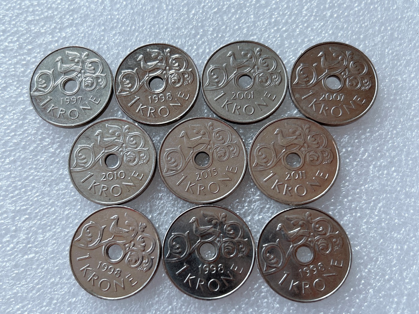 全场一元起拍 世界散币、银币专场 第51期 挪威1克朗 10枚