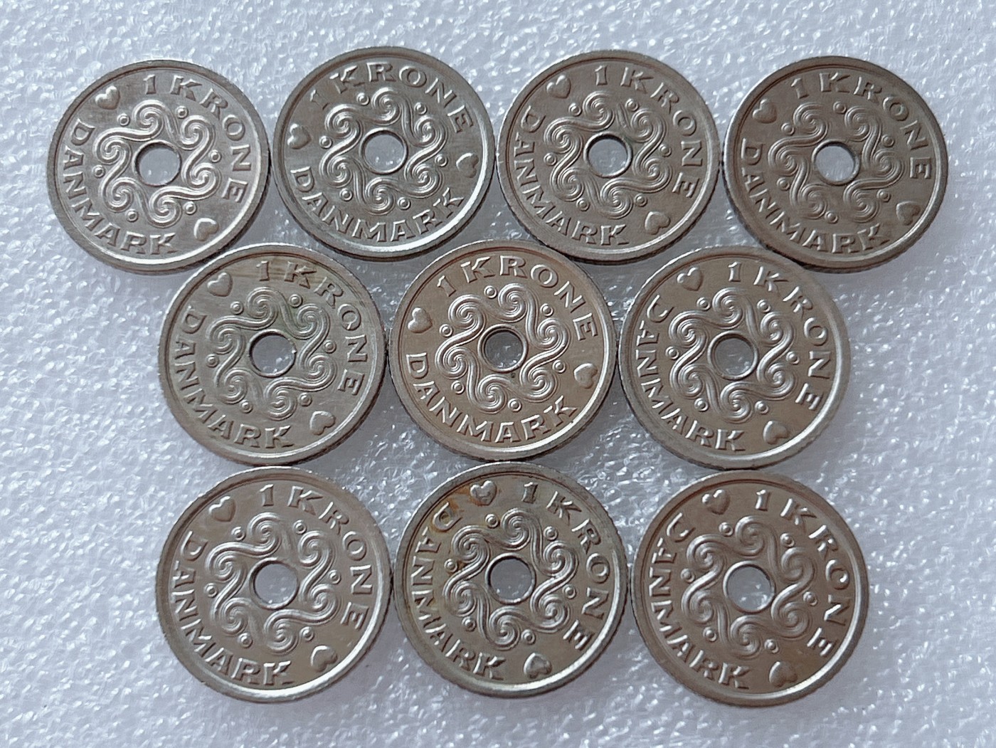 全场一元起拍 世界散币、银币专场 第51期 丹麦1克朗 10枚