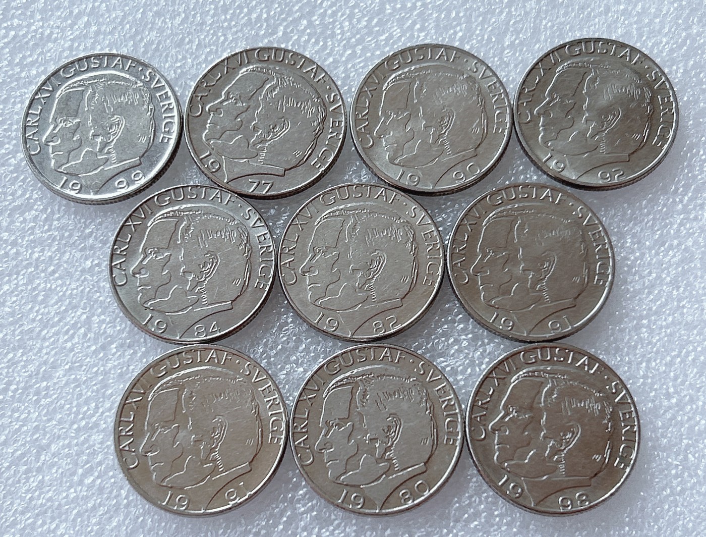 全场一元起拍 世界散币、银币专场 第51期 瑞典1克朗 10枚