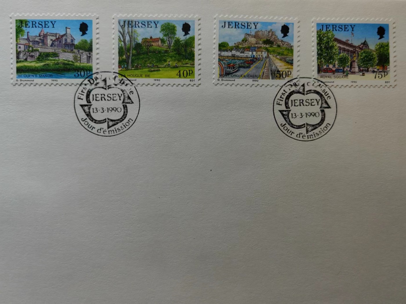 精选多國邮品🔥🔥🔥（拍卖场）放漏专场 第④①场 英属'家族徽章&桥&岛上风光