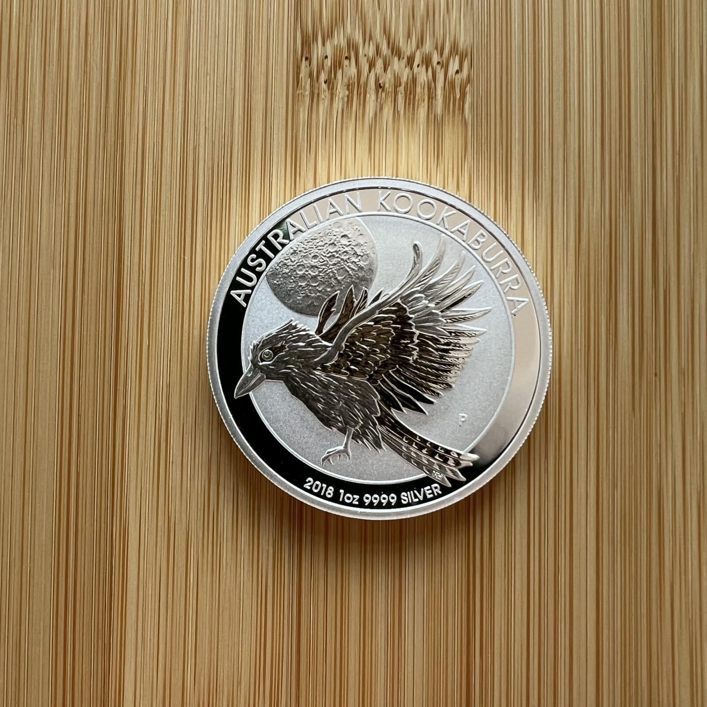 顺丰包邮 外国银币 澳大利亚2018年笑翠鸟1盎司大银币原塑盒