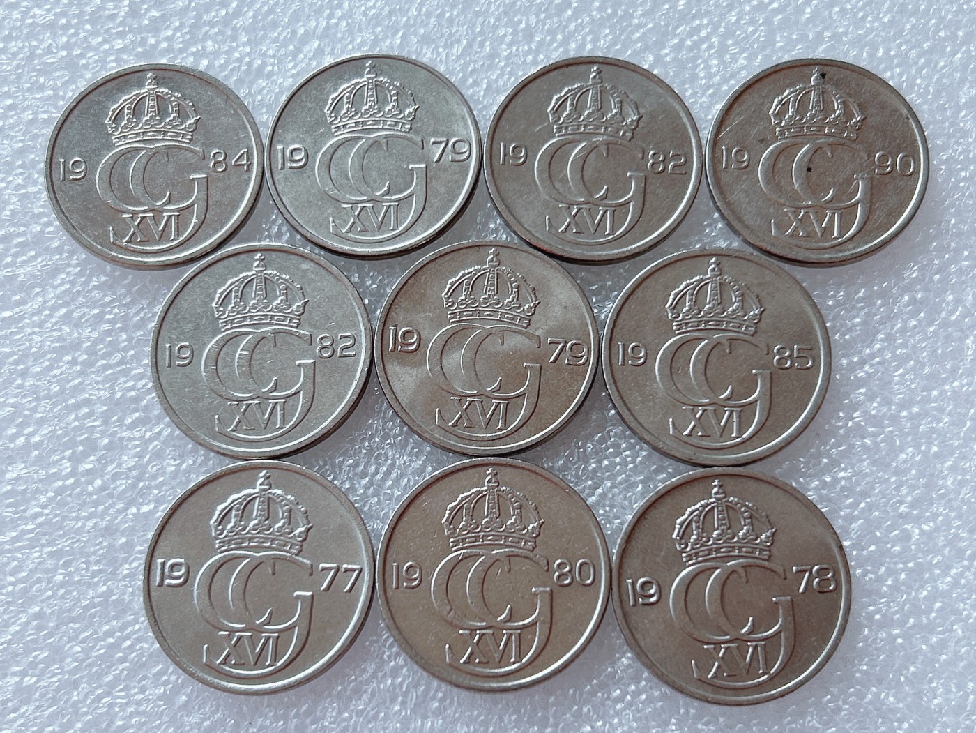 全场一元起拍 世界散币、银币专场 第51期 瑞典50欧尔 10枚