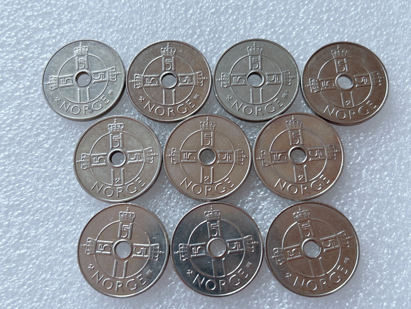 全场一元起拍 世界散币、银币专场 第51期 挪威1克朗 10枚