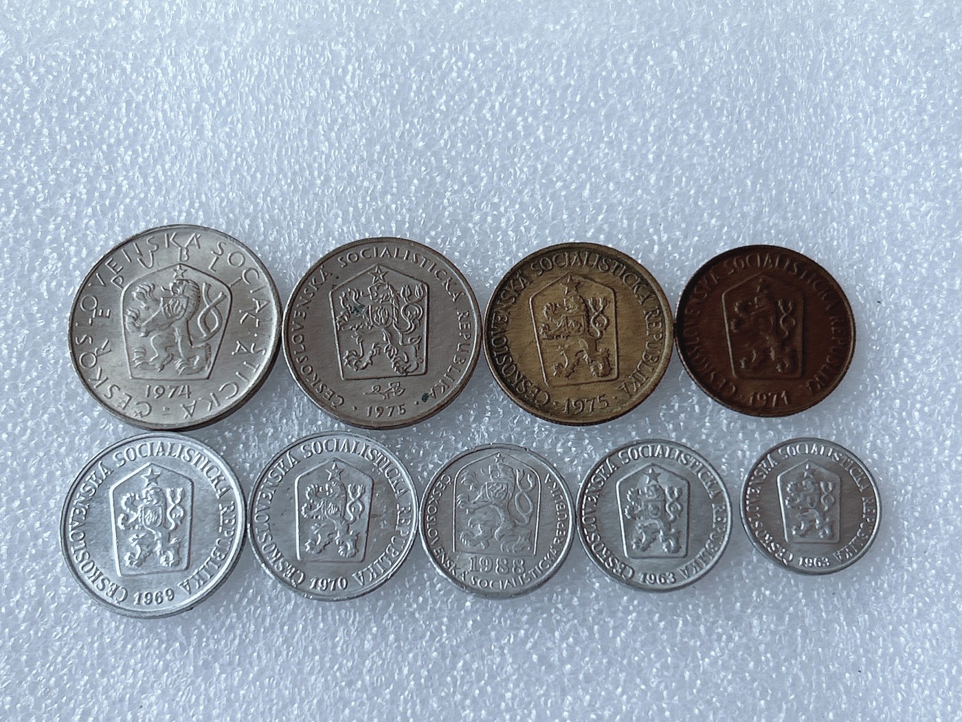 全场一元起拍 世界散币、银币专场 第51期 捷克斯洛伐克 狮子9枚